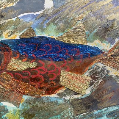 Gold Fish 380mm x 280mm