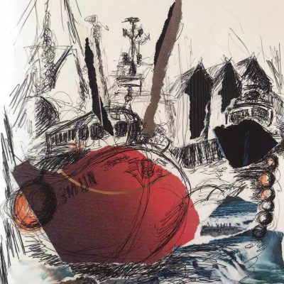Whitstable Harbour 220mm x 305mm